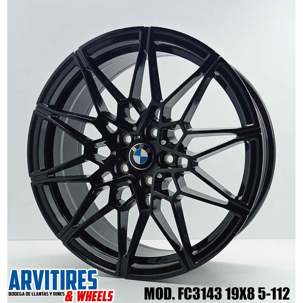RIN 19X9 5-112 FLOW FORMING BLACK MOD FC3143R