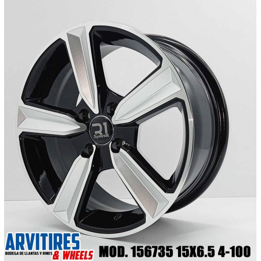 RIN 15X6 5 4-100 BMF MILLING SPOKE FACE MOD 156735