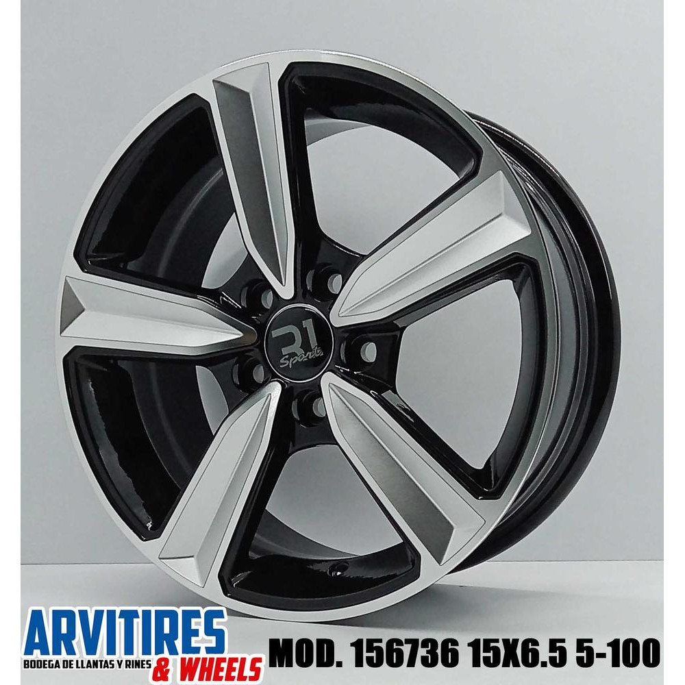 RIN 15X6 5 5-100 BMF MILLING SPOKE FACE MOD 156736