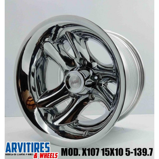 RIN 15X10 5-139 7 MS POLISHED MOD X107