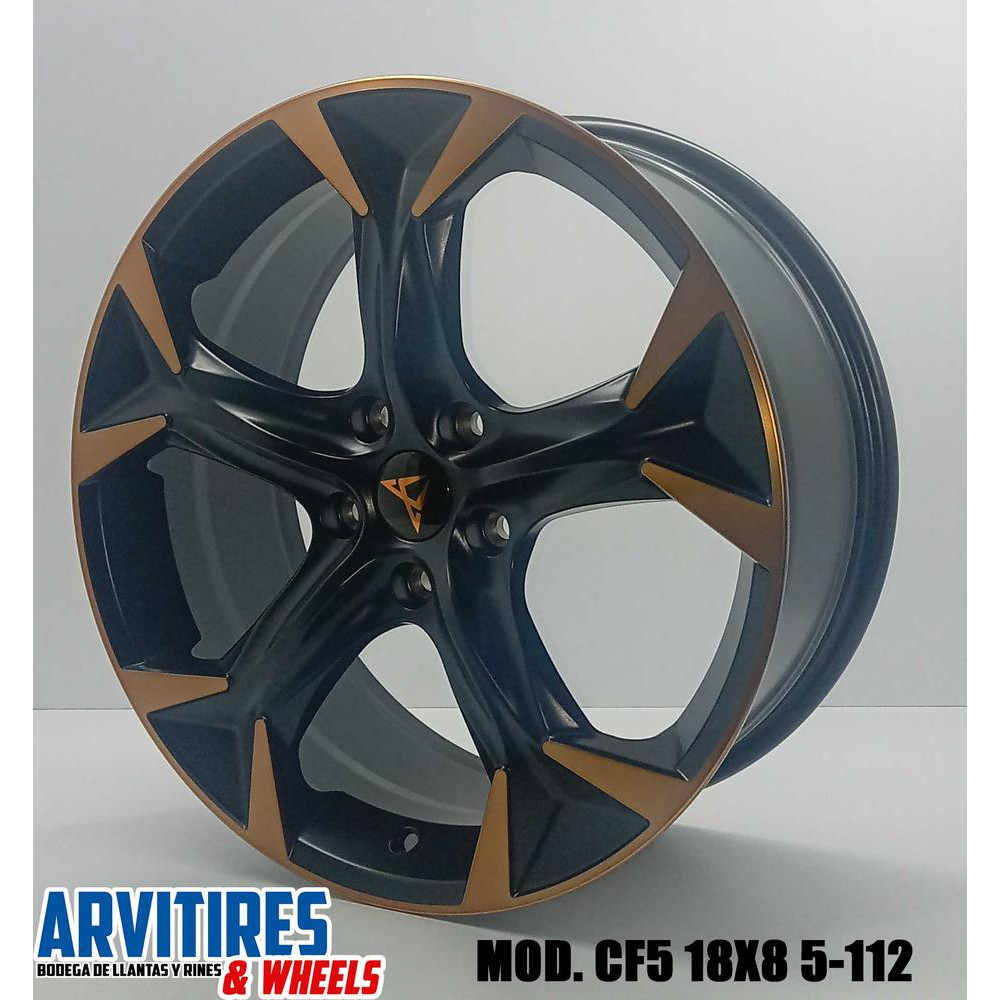 RIN 18X8 5-112 MATT BLACK BRONZE MOD CF5