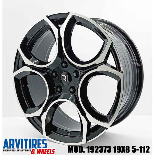 RIN 19X8 5-112 BLACK MACHINE FACE MOD 192373