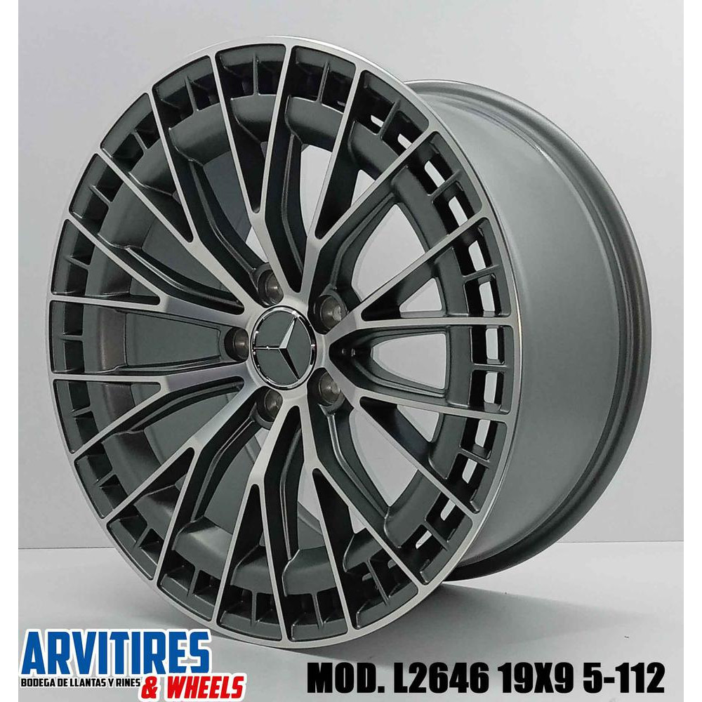 RIN 19X8 5 5-112 GUNMETAL MACHINE FACE MOD L2646F