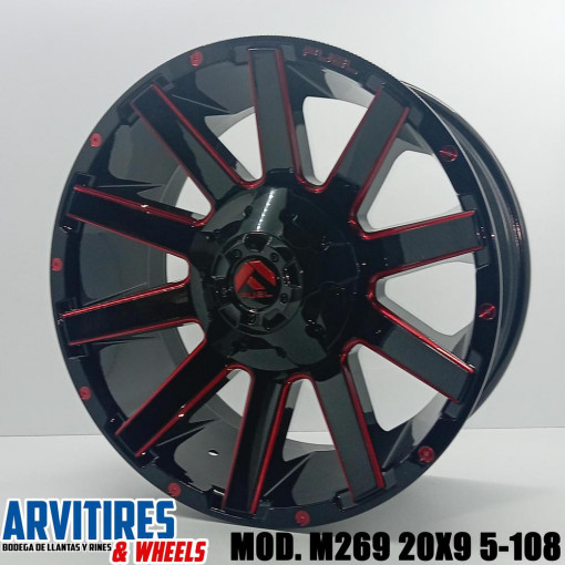 RIN 20X9 5-108 NICHE MATTE BLACK MOD M269