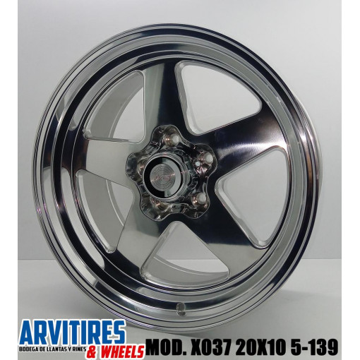 RIN 20X8 5-139 7 POLISHED MOD X037F