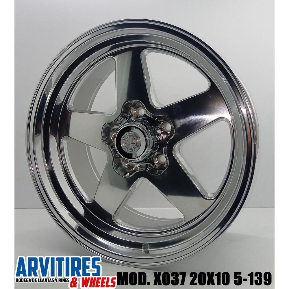 RIN 20X10 5-139 7 POLISHED MOD X037R