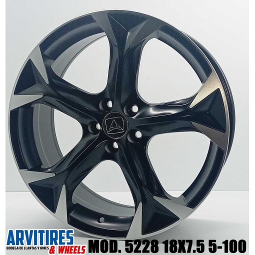 RIN 18X7 5 5-100 SATIN B MSPOKE COOPER COA MD 5228