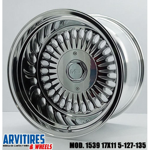 RIN 17X11 5-127/135 MS POLISHED MOD 1539