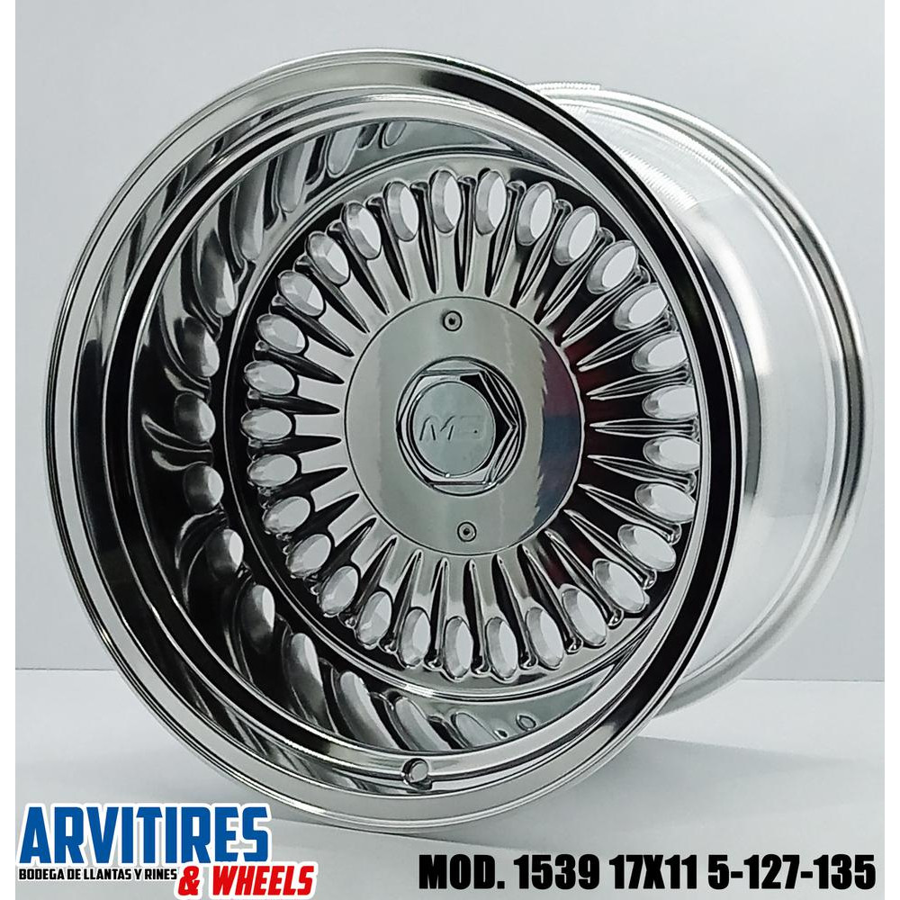 RIN 17X11 5-127/135 MS POLISHED MOD 1539