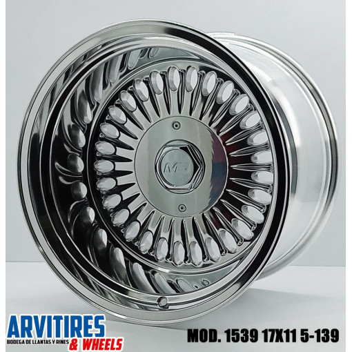 RIN 17X11 5-139 7 MS POLISHED MOD 1539
