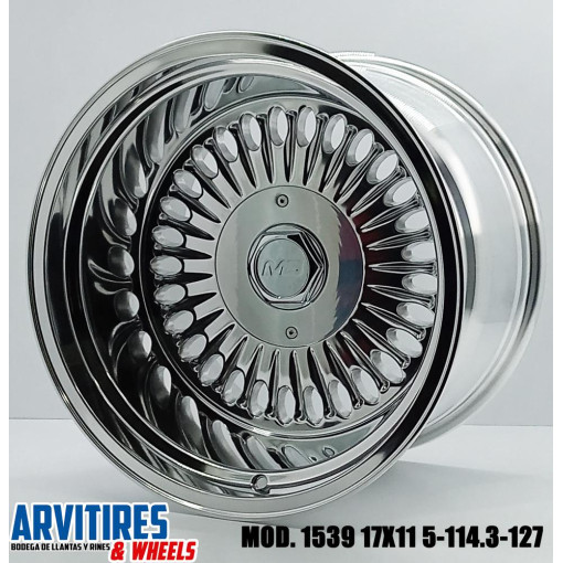 RIN 17X11 5-114 3/127 MS POLISHED MOD 1539