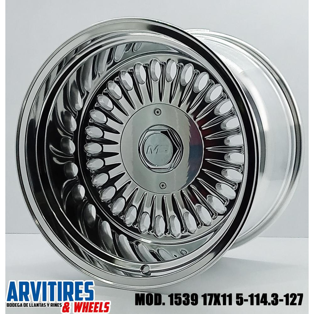 RIN 17X11 5-114 3/127 MS POLISHED MOD 1539