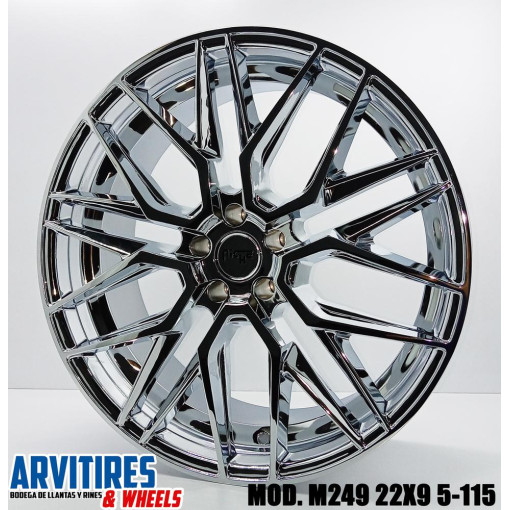 RIN 22X9 5-115 GAMMA CHROME MOD M249