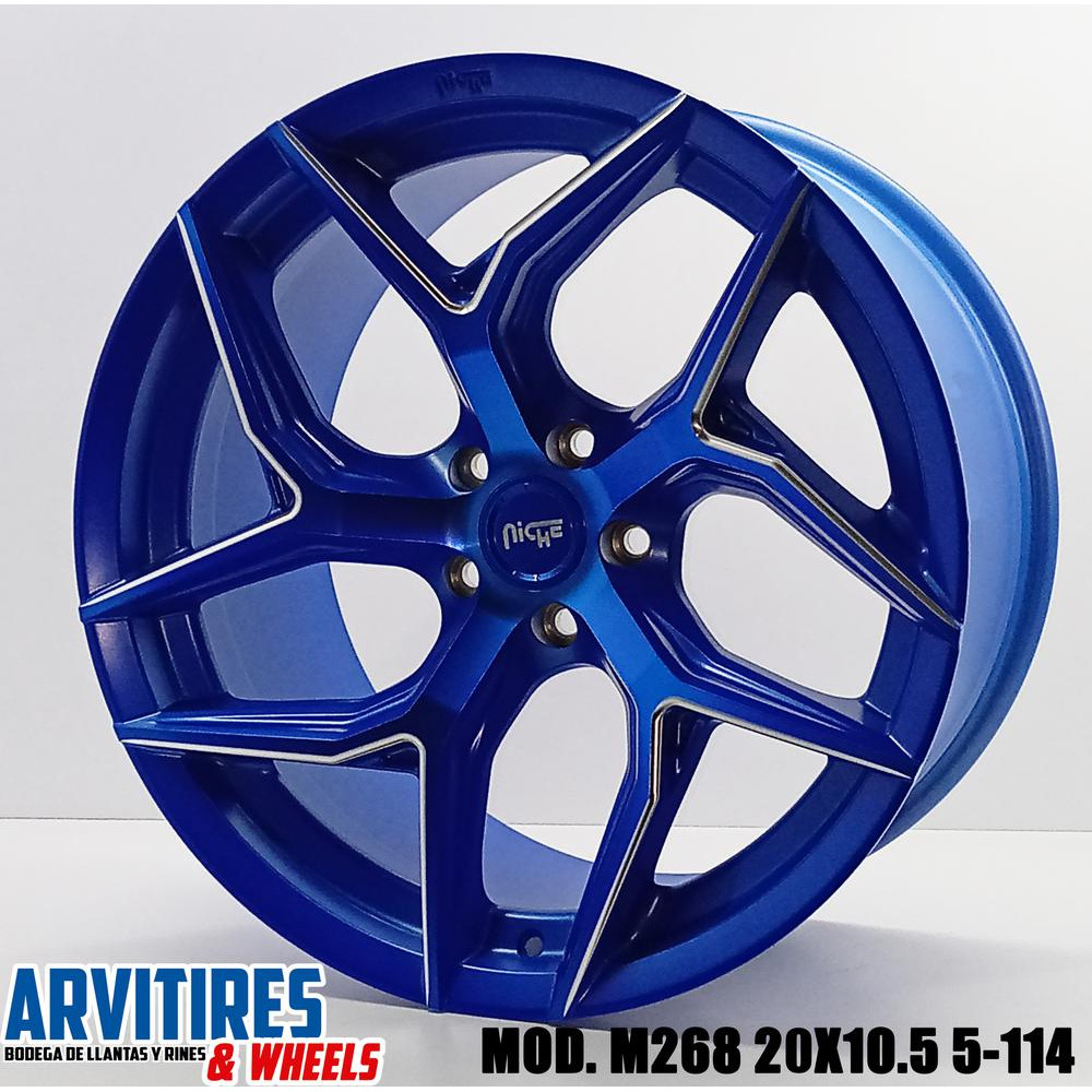 RIN 20X9 5-114 3 ANODIZED BLUE MILLED MOD M268F