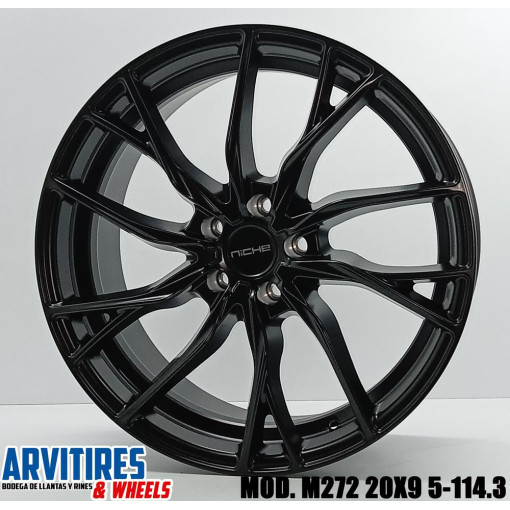 RIN 20X9 5-114 3 NOVARA MATTE BLACK MOD M272F