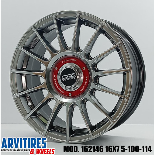RIN 16X7 5-100/114 3 R1 HYPER BLACK MOD 162146