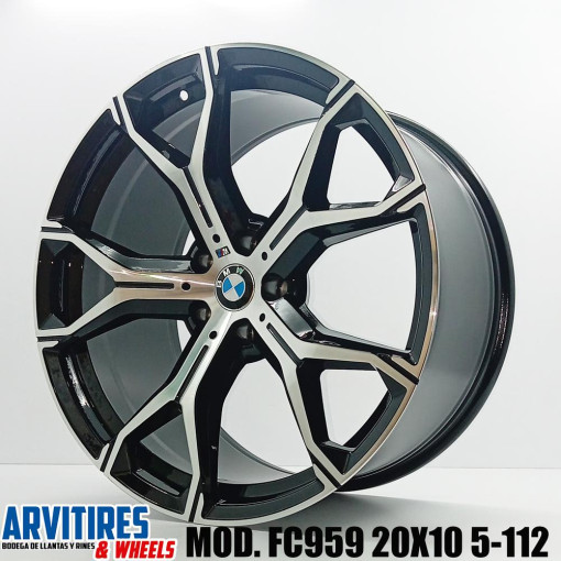 RIN 20X9 5-112 BLACK MACHINE FACE MOD FC959F