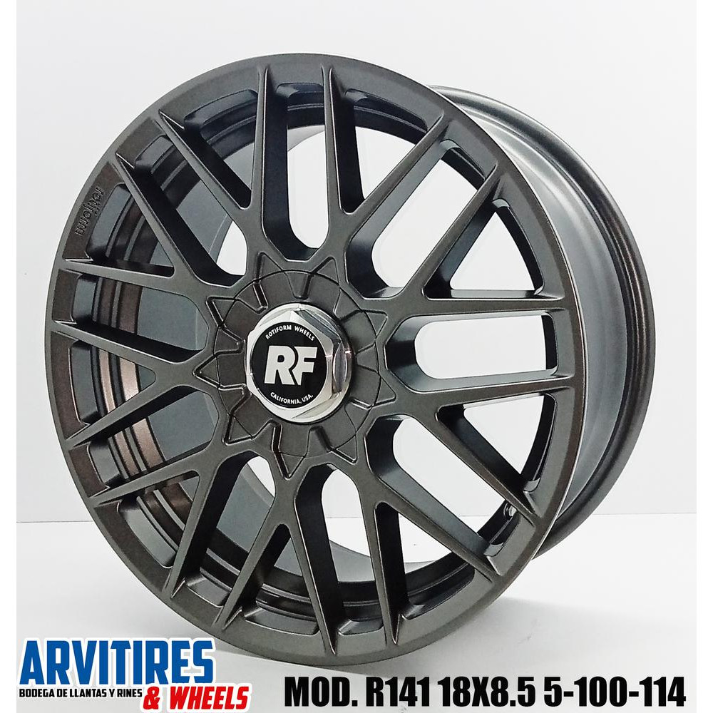 RIN 18X8 5 5-100/114 ROTI MATTE ANTHRACITE MD R141