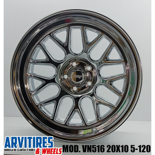 RIN 20X10 5-120 65 GFORCE CHROME PLATED MOD VN516R